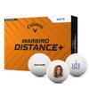 Callaway Warbird Distance + Personalized Golf Balls - Customized with Picture, Logo, Text - 12 Pack - 2 Pole view 1