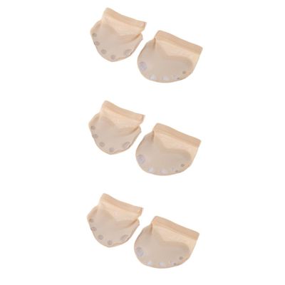 Milisten 3 Pairs Half Sole Dance Shoes Half Sole Ballet Shoes Thong Toe Paws Ballet Dance Toe Pad Belly Dancing Foot Thong Lyrical Shoes Foot Thong Toe Shoes for Ballet Sports Shoes Fitness