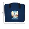 R and R Imports Indianapolis Indiana Design A Souvenir Destination Seat Cushion Navy view 2