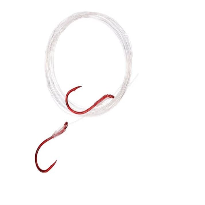 Beau Mac Egg Loop RIG 12LB RED SZ 2