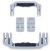 Pelican 1510 Replacement Handle & Latch Set by ColorCase - Silver Handles & Double Throw Latches view 1