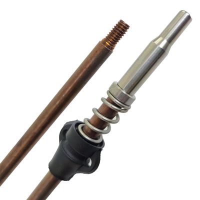 SPEARFISHING WORLD 9/32 (7mm) Pneumatic Speargun Shafts 17-4PH Hardened Stainless Steel with 6 mm Threads - Includes Slide Ring, Spring and Adapter (Cressi, 21 for 55cm Spearguns)