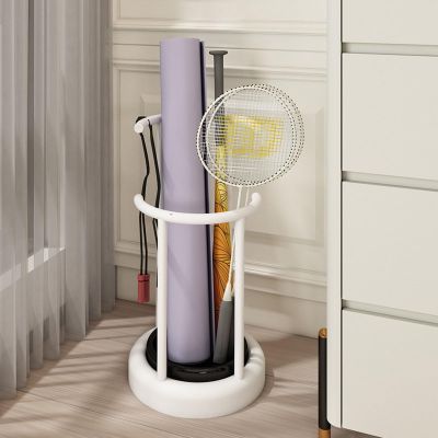 FEITJMMW Yoga Mat Organizer Fitness Mat Placement Foam Shaft Sports Equipment Shelf Home Racket Organizer