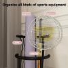 FEITJMMW Yoga Mat Organizer Fitness Mat Placement Foam Shaft Sports Equipment Shelf Home Racket Organizer view 3