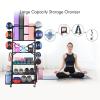 FEITJMMW Sports Fitness Equipment Storage Rack Movable Yoga Storage Rack Yoga Balls Dumbbells Barbells Storage Racks view 3