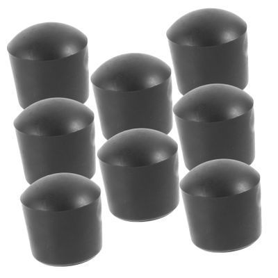 Happyyami 8pcs Foosball Handle Grips Table Soccer Accessories Foosball Post Covers Table Pole Caps Rod End Caps an Fittings End Covers PVC Football Plug