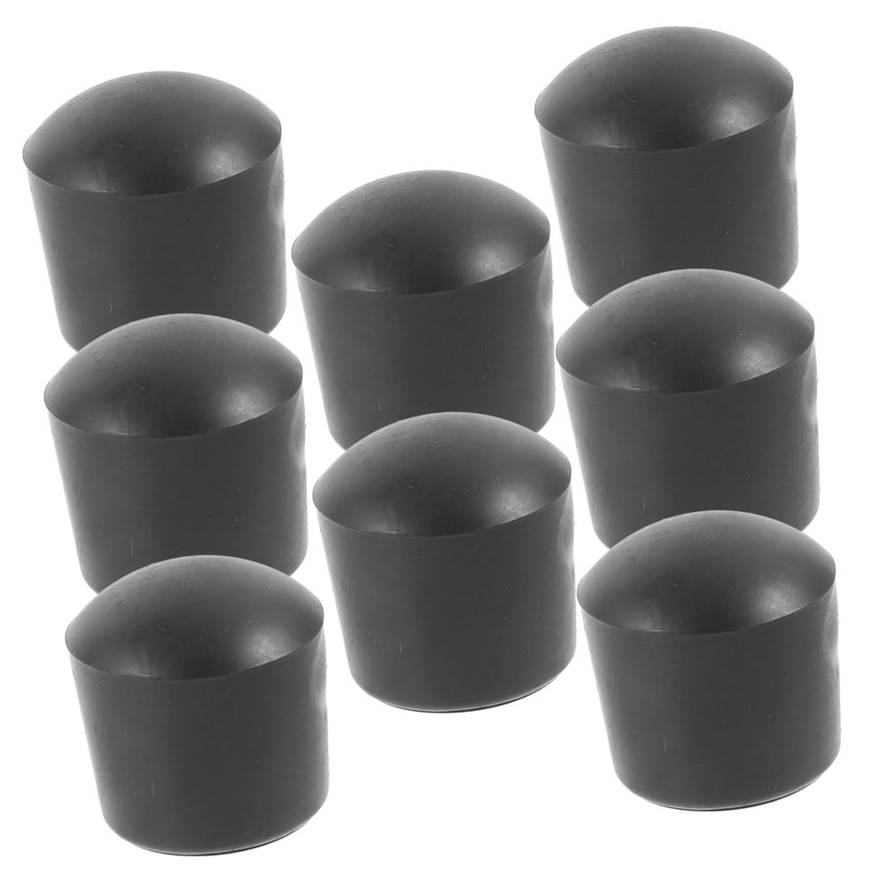 Happyyami 8pcs Foosball Handle Grips Table Soccer Accessories Foosball Post Covers Table Pole Caps Rod End Caps an Fittings End Covers PVC Football Plug