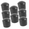 Happyyami 8pcs Foosball Handle Grips Table Soccer Accessories Foosball Post Covers Table Pole Caps Rod End Caps an Fittings End Covers PVC Football Plug view 1