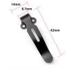 1PC Deep Carry Pocket Clip Fits for Benchmade Bugout 535, CNC Stainless Steel Back Clip Black view 2