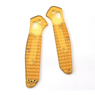 1 Pair Utem Scales Handle Fits for Benchmade 940-1 Osborne Carbon Fiber Version, PEI Handle Patch