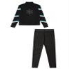 Huimingda Kids Girls Figure Skating Training Outfit Long Sleeve Zipper Stand Collar Jacket with Pants Sport Trakcsuit Light Blue 12 Years view 4
