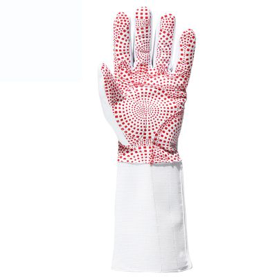 Fencing Training Gloves Breathable/Non-Slip/wear Resistance for Flower Sword/Heavy Sword Training/Contest (Thickness : Left Hand, Size : Large)