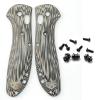 UPFIST 1 Pair Scales Handle Fits for Benchmade Griptilian 551, G10 Handle Patch with 3 Sets Screws (Size : Black Sand) view 1