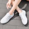 Youth Cheer Shoes Girls White Dance Athletic Training Breathable Fabric Lightweight (White, 13.5 Little Child) view 3
