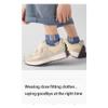 WEAREZ 10 Pairs Of Men's Socks, Spring And Fall Cotton Thin Breathable Medium Short Sports Socks view 2