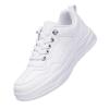 Boys Girl's Flexible Outdoor Breathable Cheerleading Sneakers Water Proof Lace up Soft Non-Slip (White, 1 Big Kids) view 1