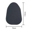 Worparsen Portable Club Cloth for Billiards Black Side Pool Cue Polisher Billiard Polishing Double-Sided Use Cleaner Wear-Resistant Stick Wiping Maintenance Black White view 4