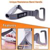 J Bryant Fitness Resistance Band Exercises Handles Heavy Duty Metal Gym Handles Stainless Steel Large Size Hook for Wide Pull Up Resistance Band Training Home Workout Fitness Equipment view 2