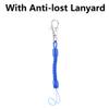 3 Pieces Fishing Scissors Fishing Tool Kit Portable Braided Line Cutter Stainless Steel with Titanium Coating Fishing with Hook and Anti-Lost Lanyards for Fishing Trimming (Silver) view 3