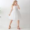 AiberLisha Midi Length Princess Tulle Tutu Skirt for Prom Party White 5XL view 3