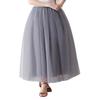 AiberLisha Womens A line Maxi Princess Tulle Tutu Skirt for Prom Party Grey 4XL