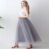 AiberLisha Womens A line Maxi Princess Tulle Tutu Skirt for Prom Party Grey 4XL view 4