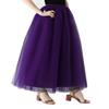 AiberLisha Womens A line Maxi Princess Tulle Tutu Skirt for Prom Party Purple 3XL