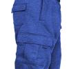 Men's Cargo Sweatpants Casual Fleece Joggers Loose Fit Open Bottom Athletic Pants for Men with Pockets RoyalBlue XL view 3