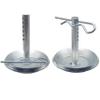 2 Pack 22050712208864 Replacement Snow Plow Skid Shoes with Quick-Release Cotter Pins fits ATV UTV Polaris K-Plow Snow Plow Non-Slip Base Part view 1
