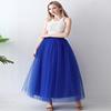 AiberLisha Womens A line Maxi Princess Tulle Tutu Skirt for Prom Party Royal Blue 5XL view 4