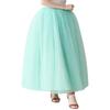 AiberLisha Womens A line Maxi Princess Tulle Tutu Skirt for Prom Party Mint 3XL