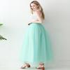 AiberLisha Womens A line Maxi Princess Tulle Tutu Skirt for Prom Party Mint 3XL view 2