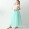 AiberLisha Womens A line Maxi Princess Tulle Tutu Skirt for Prom Party Mint 3XL view 4