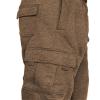 Men's Cargo Sweatpants Casual Fleece Joggers Loose Fit Open Bottom Athletic Pants for Men with Pockets Khaki XL view 3