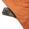 GIVON Longline Hooded Cardigan Ruffle Shawl Collar Open Front Sleeveless Drape Cape Overcoat with Pockets / DCC756-ORANGE-S view 3