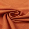 GIVON Longline Hooded Cardigan Ruffle Shawl Collar Open Front Sleeveless Drape Cape Overcoat with Pockets / DCC756-ORANGE-S view 4