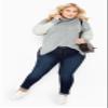 Avenue Women's Plus Size Riley Sweater, 14-16 Grey Marle view 2