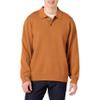 Amazon Essentials Men's Relaxed-Fit Knit Polo Sweater, Caramel, Medium view 1