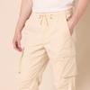 Amazon Essentials Men's Drawstring-Waist Regular-Fit Cargo Jogger, Light Beige, X-Small view 3
