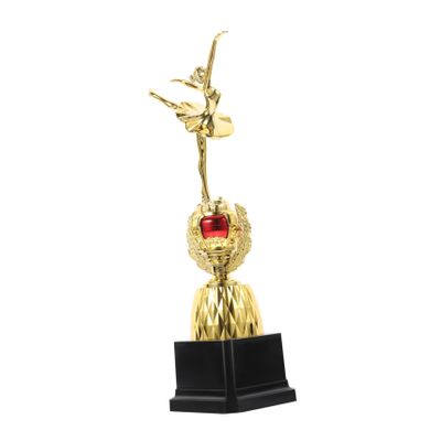 Happyyami Ballet Dance Trophy for Girls and Women Award for Dance Competitions Durable Material with Ballerina Statue for Boy Girl and Kindergarten Graduation Gifts