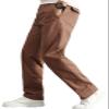 AIFARLD Mens Cargo Pants Elastic Waist Pants Sport Jogger Long Trousers for Hiking Fishing Running Workout Brown view 1
