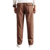 AIFARLD Mens Cargo Pants Elastic Waist Pants Sport Jogger Long Trousers for Hiking Fishing Running Workout Brown view 3