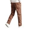 AIFARLD Mens Cargo Pants Elastic Waist Pants Sport Jogger Long Trousers for Hiking Fishing Running Workout Brown view 4