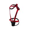 Mens Harness Sport Shoulder Strap with Jock Strap Fitness One-piecs Mens Harness with Jockstrap Bodysuit (red, XL) view 1