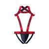 Mens Harness Sport Shoulder Strap with Jock Strap Fitness One-piecs Mens Harness with Jockstrap Bodysuit (red, XL) view 3