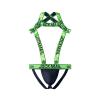 Mens Harness Sport Shoulder Strap with Jock Strap Fitness One-piecs Mens Harness with Jockstrap Bodysuit (green, L) view 3