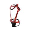 Mens Harness Sport Shoulder Strap with Jock Strap Fitness One-piecs Mens Harness with Jockstrap Bodysuit (ornage, L) view 1