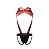 Mens Harness Sport Shoulder Strap with Jock Strap Fitness One-piecs Mens Harness with Jockstrap Bodysuit (ornage, L) view 4