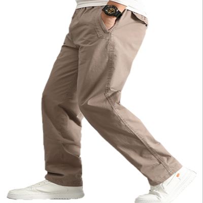 AIFARLD Mens Cargo Pants Elastic Waist Pants Sport Jogger Long Trousers for Hiking Fishing Running Workout