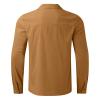 IEPOFG Coolest for Teen Girls Men's Casual Oversized Relaxed-Fit Dress Shirts Stretch Wrinkle-Free Long Sleeve Casual Lightweight Button Down Shirts Khaki view 3